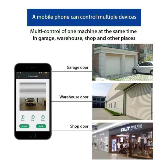 Rolling shutter door remote control