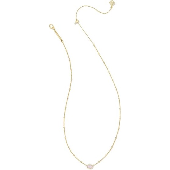 Kendra Scott Mini Elisa 14k Gold-Plated Satellite Short Pendant Necklace, Fashion Jewelry for Women
